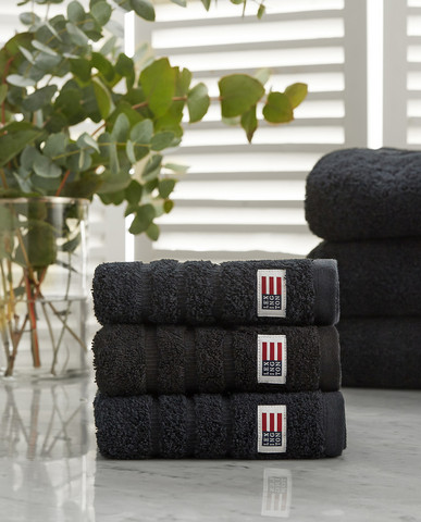 Icons Original Towel, 30x50cm, Charcol , Lexington
