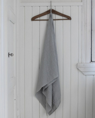 Heaven Linen 80 x 145 kylpypyyhe jään harmaa, Käinby