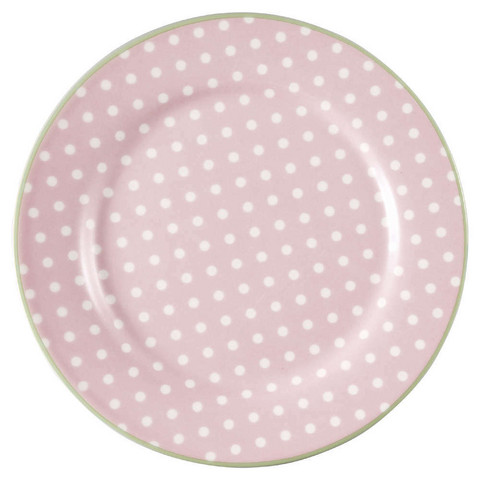 Melaminilautanen Spot Pale Pink, Greengate