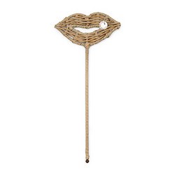 Rustic Rattan Photobooth Lips, Riviera Maison