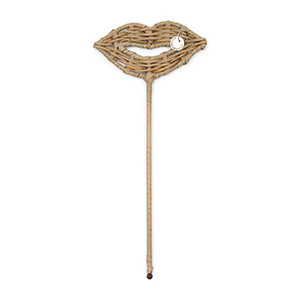 Rustic Rattan Photobooth Lips, Riviera Maison