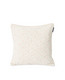 Printed Flower Cotton Canvas Pillow Cover, Light Beige/Pink, Lexington