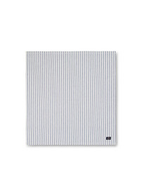 Icons Cotton Herringbone Striped Napkin, Blue/White 50x50, Lexington