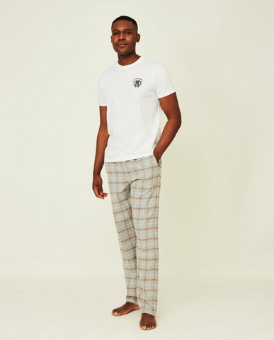 Brooklin Organic Cotton Flannel Pajama Set, Lexington
