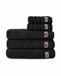 Original Towel Black 50x70cm, Lexington