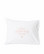 Lexington Printed Cotton Poplin Pillowcase, White/Pink, Lexington