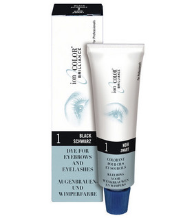 Väriaine kulmakarvoille ja silmäripsille - musta - 15ml