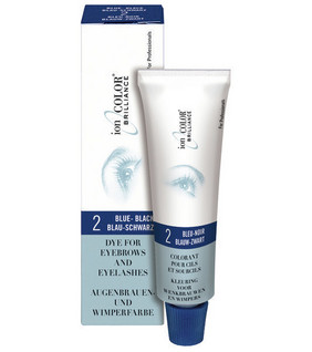Väriaine kulmakarvoille ja silmäripsille - sini-musta - 15ml