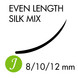 Ripsikuidut - Mixed Silk - 10-12-14mm -J-kaari - 0,18mm