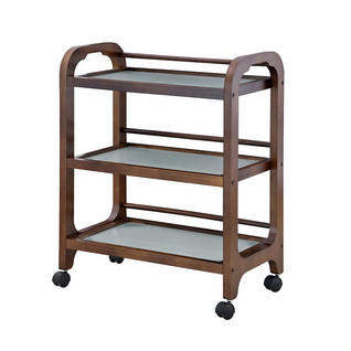 Dark Brown Wooden Trolley ASSIST