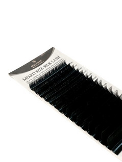 Mixed Size Silk Lash - 8-16mm - J-curl - 0,15mm