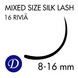 Ripsikuidut - Mixed Silk - 8-16mm - D -kaari - 0,15mm