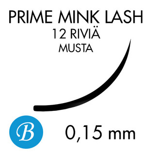 Ripsikuidut - Prime Mink - B-kaari - 0,15mm - 12mm