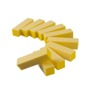 Hiontapalkki 220grit - yellow - 10kpl