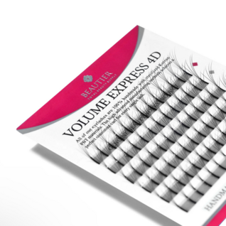 Eyelashes - VOLUME EXPRESS 4D - J-curl - 0,10 - 12mm