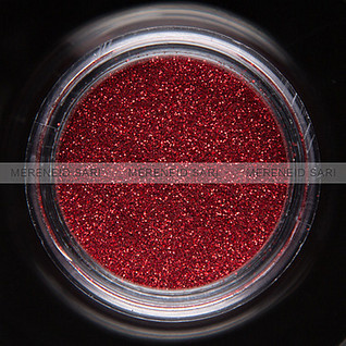 Glitter Powder - Microfine opaque Red - 3g