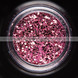 Glitteri - Hexi-mixed sizes - Pink - 3g