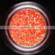 Glitteri - Hexi-mixed sizes - Rainbow Reddish Orange - 3g