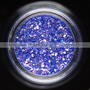 Glitter - Hexi-mixed sizes - Shining Purple - 3g