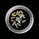 Kristallikivi - Teardrop Aurora 2×6 mm - 15kpl