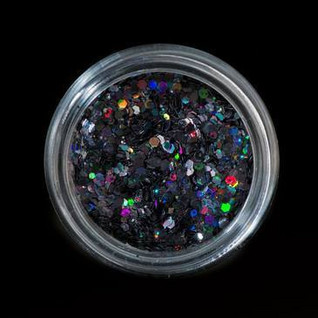 Glitter Powder Hexa-Mix - Laser Black - 2,5g