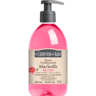 Traditional Marseille Soap - Rose - 500ml