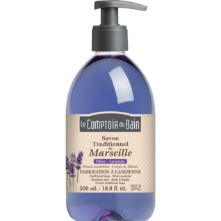 Traditional Marseille Soap - Olive Lavender - 500ml