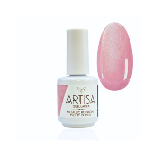 Gel Polish - ARTISA - Metallic Bonbon Pretty in Pink