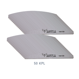 Kynsiviila Puolikuu - ARTISA - 100/100grit - 50kpl