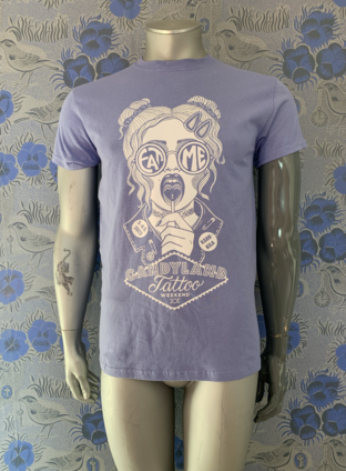 Candyland t-paita laventeli