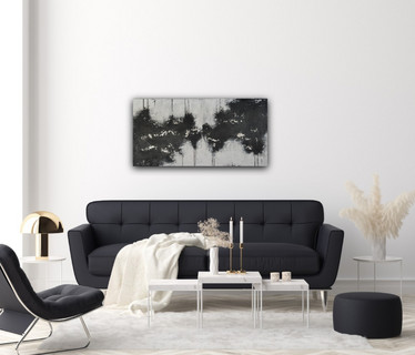 Abstrakti maalaus 'Spice of love' 100*50cm