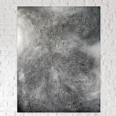 Abstrakti maalaus 'A foggy dream' 73*92cm