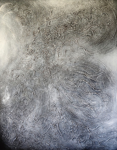 Abstrakti maalaus 'A foggy dream' 73*92cm