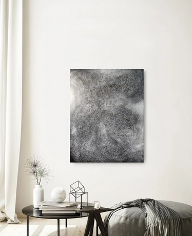Abstrakti maalaus 'A foggy dream' 73*92cm