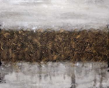 Abstrakti maalaus 'Inner beauty' 81*100cm