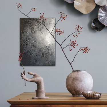 Abstrakti maalaus 'flash of light I&II' 40*30cm