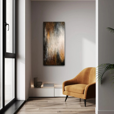 Abstrakti maalaus 'a dreamy moment' 100*50cm