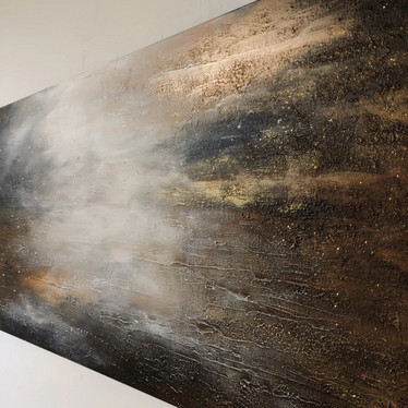 Abstrakti maalaus 'a dreamy moment' 100*50cm