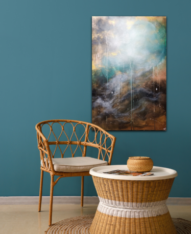Abstrakti maalaus 'a secret wish' 60*90cm