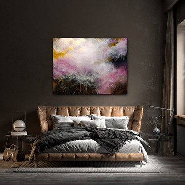 Abstrakti maalaus 'anna unelmien johdattaa' 116*89cm