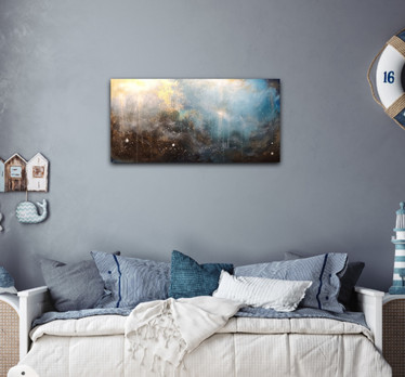 Abstrakti maalaus 'infinite love' 100*50cm
