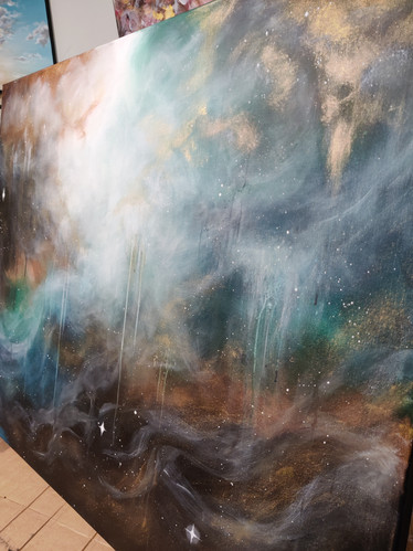 Abstrakti maalaus 'unconditional love' 120*100cm