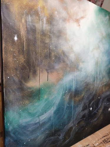 Abstrakti maalaus 'unconditional love' 120*100cm