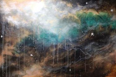 Abstrakti maalaus 'sinä riität' 150*100cm'