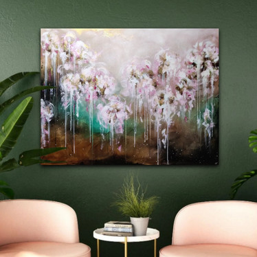 Taidemaalaus 'flower dreams' 116*89cm