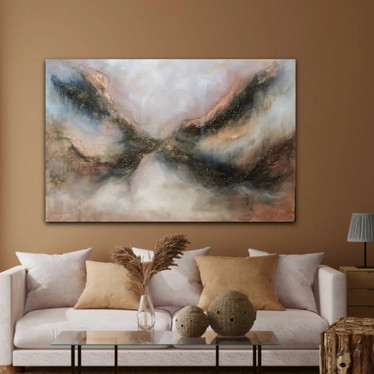 Abstrakti maalaus 'freedom to live' 150*100cm