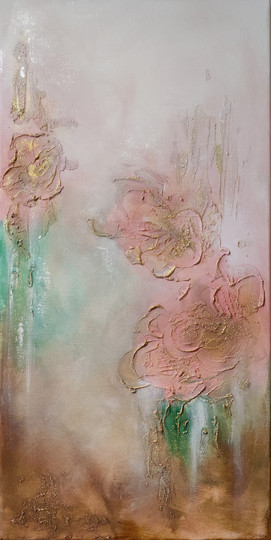 Taidemaalaus 'pretty pretty flower' 40*80cm I