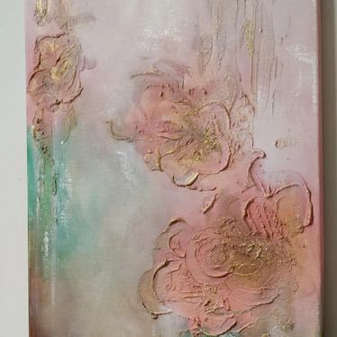 Taidemaalaus 'pretty pretty flower' 40*80cm I