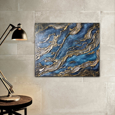 'The golden stream of life' 55*46cm