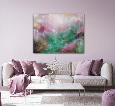 Abstrakti maalaus 'summer dream' 116*89cm